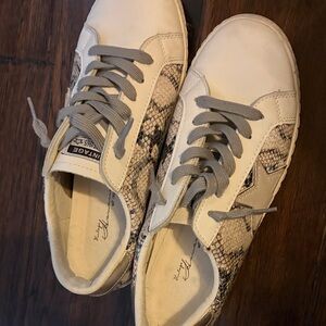 Vintage Havana Cream and Tan Sneakers